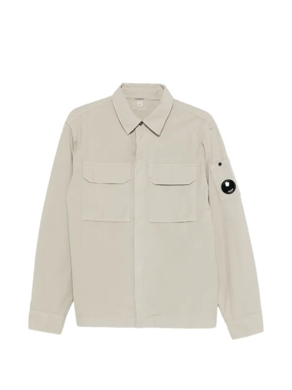 C.P. Company レンズディテール オーバーシャツ | グレー | FARFETCH JP