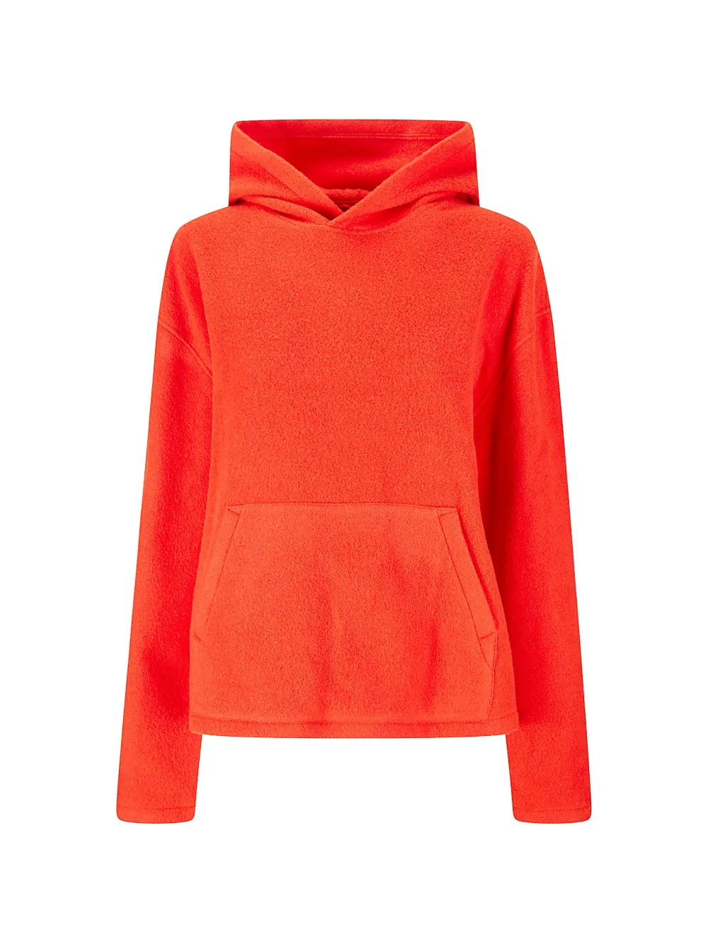 Rier wool fleece hoodie - Arancione