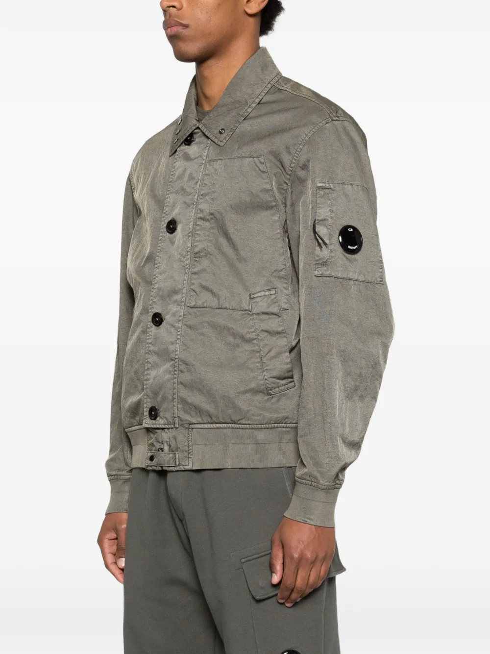 C.P. Company Jack met knopen Groen