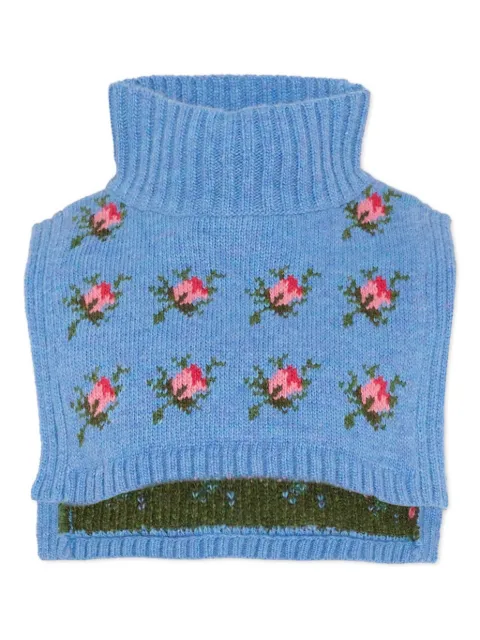 Konges Sløjd floral-print turtle-neck scarf
