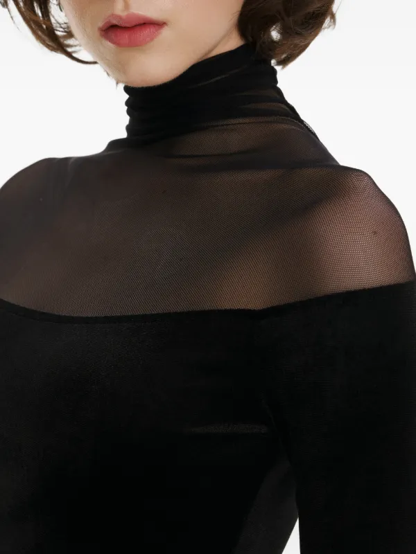 2310 Studio Turtleneck Maxi Dress - Black