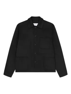 極美品　GIVENCHY ブラック レース シャツ　ジャケット　ブルゾン Givenchy レザーシャツジャケット | ブラック | FARFETCH JP