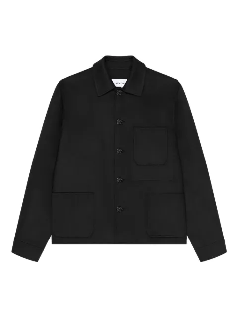 Givenchy classic-collar shirt jacket