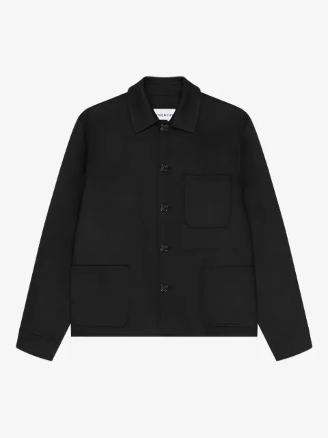 Givenchy classic-collar shirt jacket