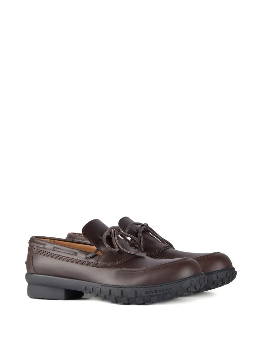 Givenchy tie-detail loafers - Bruin