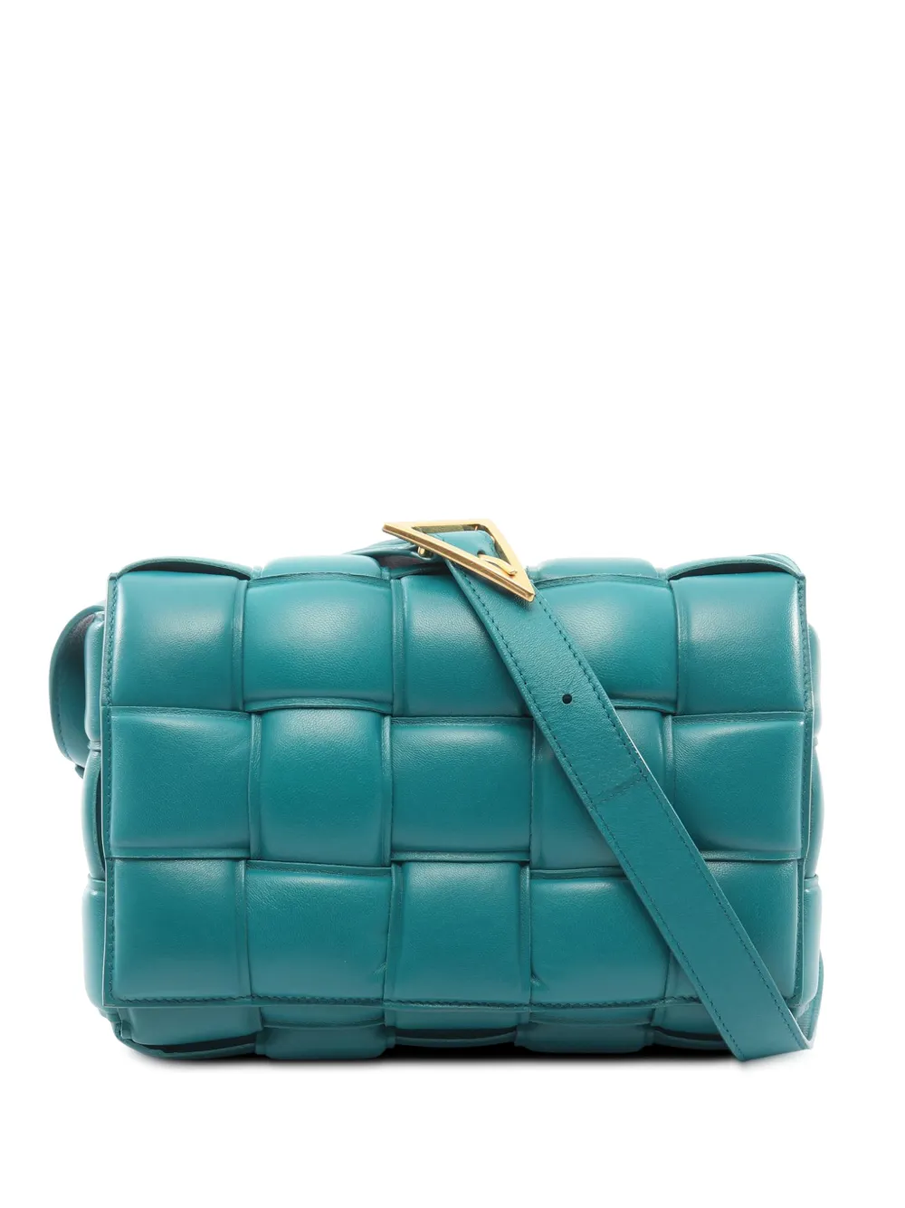 Bottega Veneta Pre-Owned 2012-2025 Nappa Intrecciato Padded Cassette Crossbody shoulder bag - Verde
