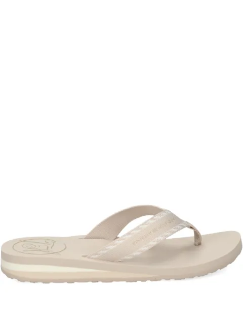 Tommy Hilfiger woven strap flip-flops