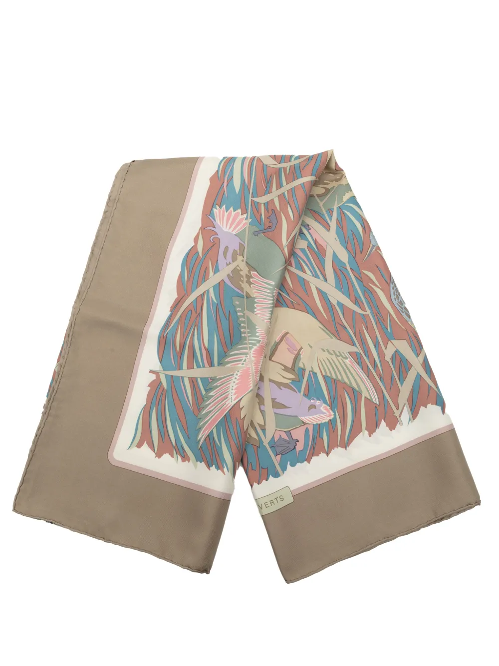 Hermès Pre-Owned Foulard Cols Verts in seta 2010-2025 - Rosa