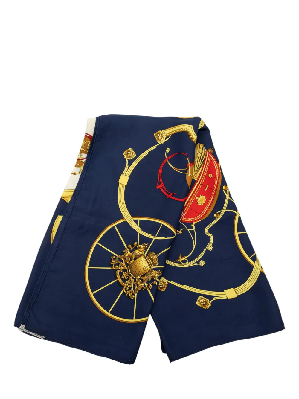 Hermès Pre-Owned Foulard Springs 90 in seta 2000-2020 - Bianco