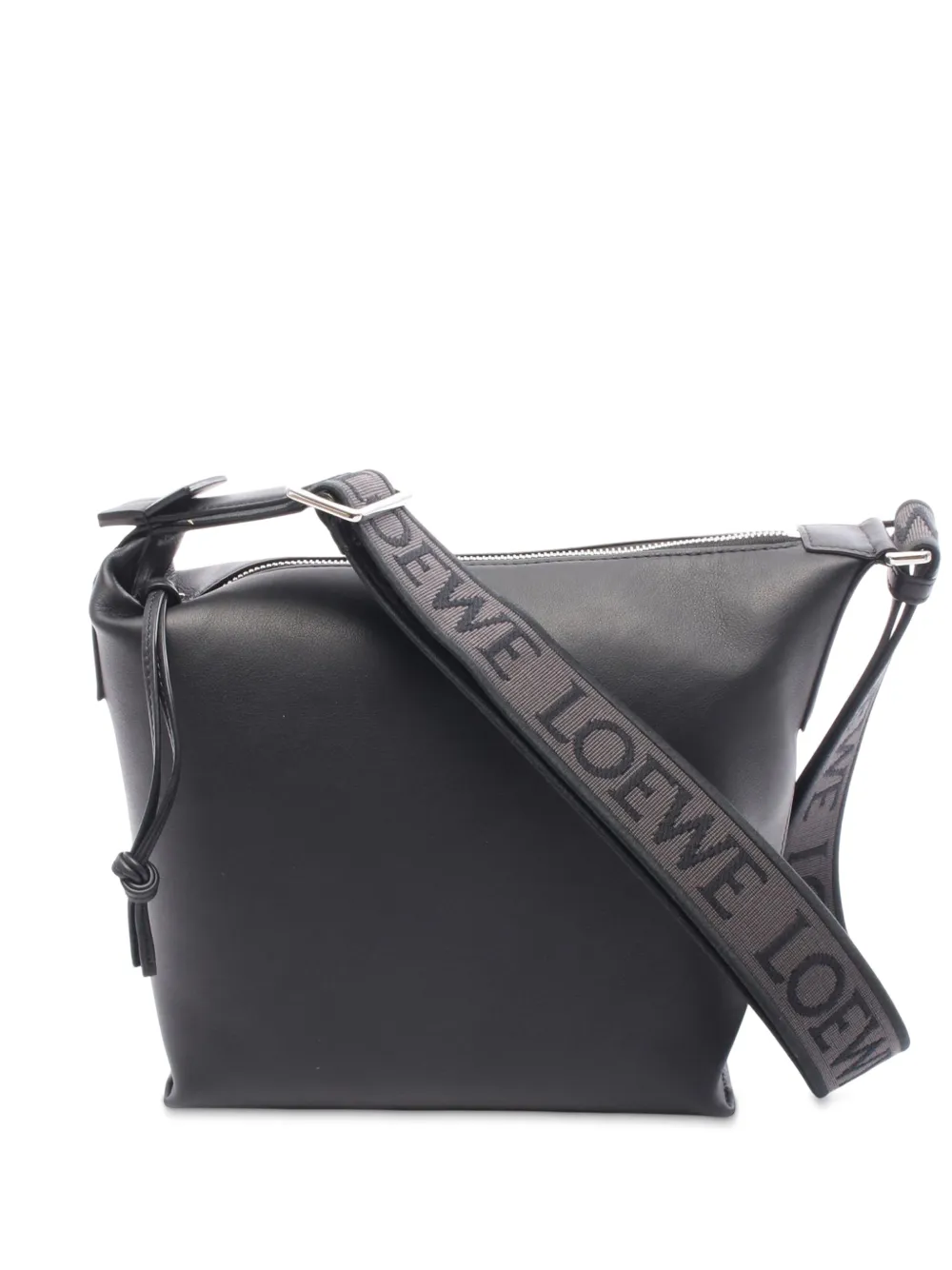 Loewe Pre-Owned 2010-2025 Small Leather Cubi crossbody bag - Nero