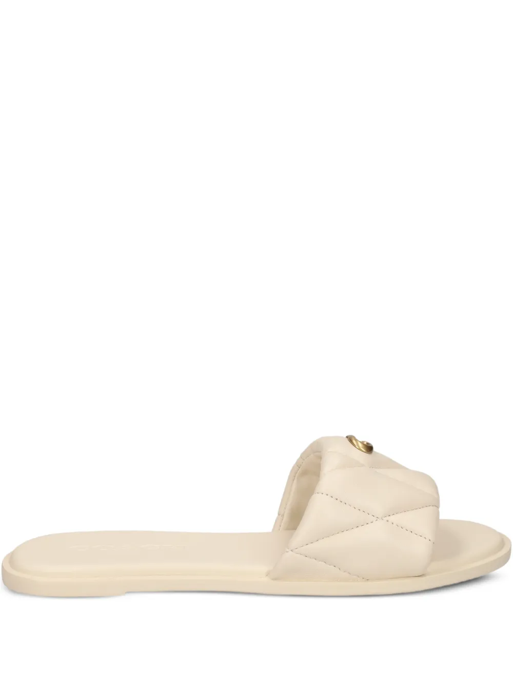 Coach quilted sandals - Toni neutri