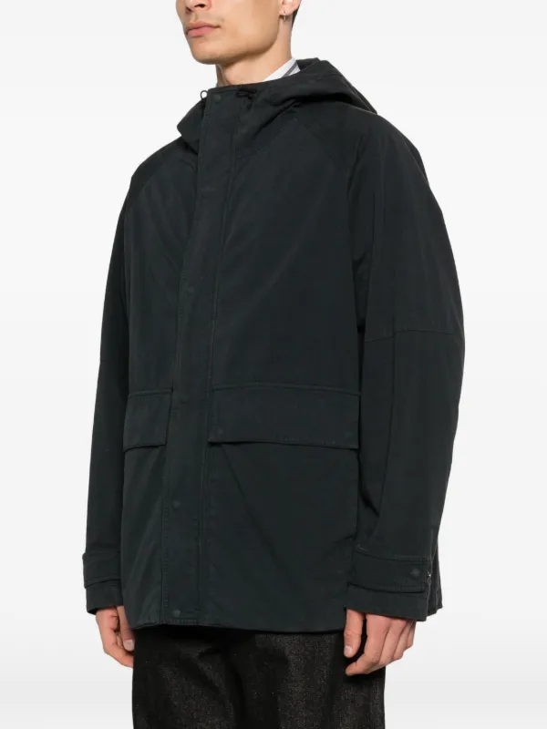The Row Persa Hooded Jacket | Grey | FARFETCH