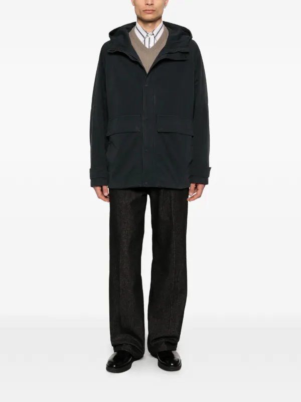 The Row Persa Hooded Jacket | Grey | FARFETCH