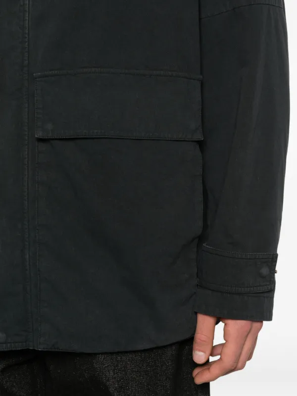 The Row Persa Hooded Jacket | Grey | FARFETCH