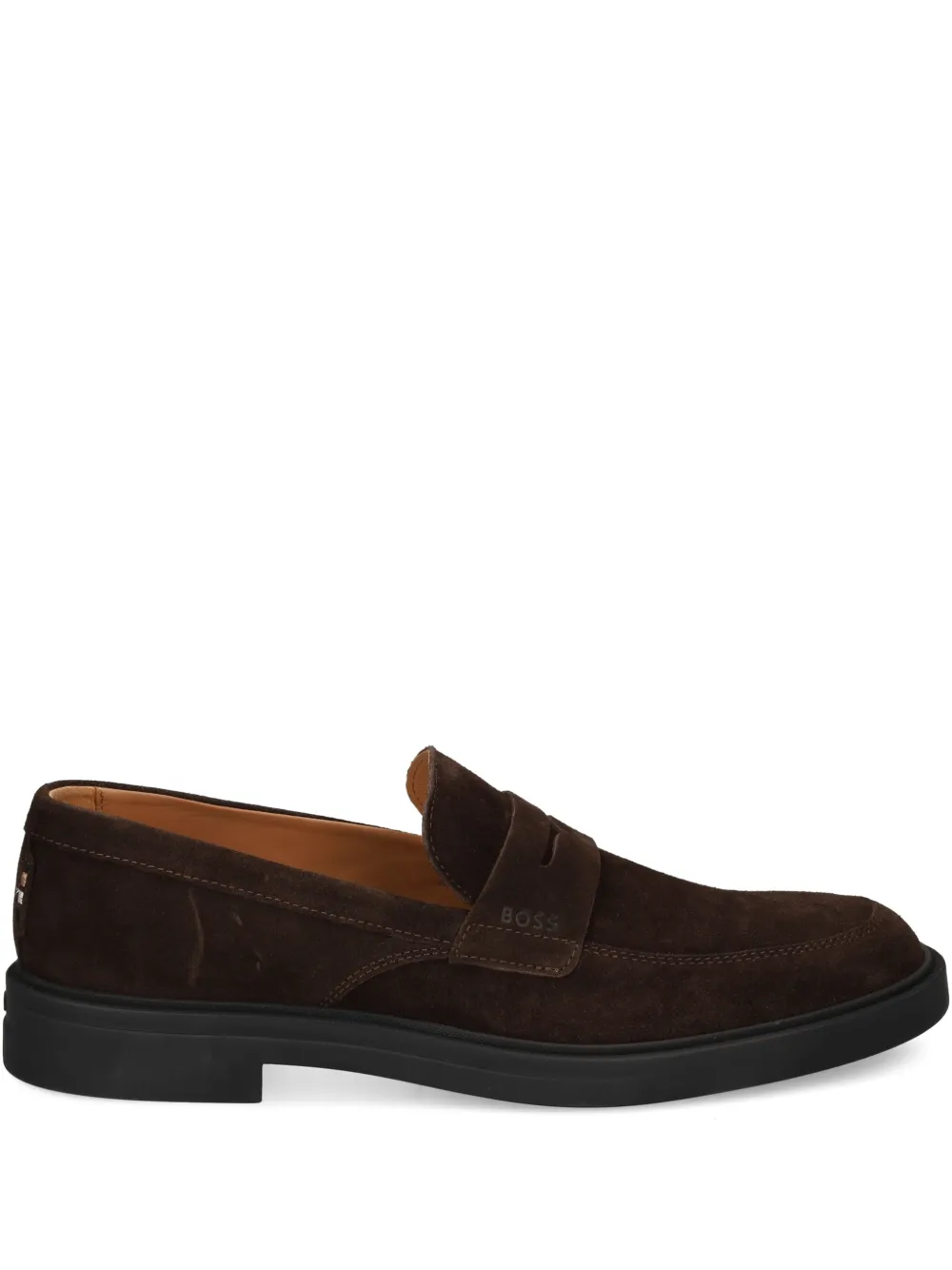 BOSS penny-strap loafers - Marrone