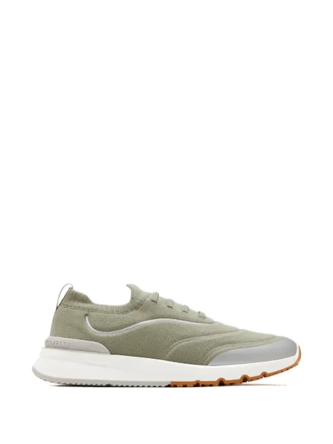 Brunello Cucinelli knit panelled sneakers