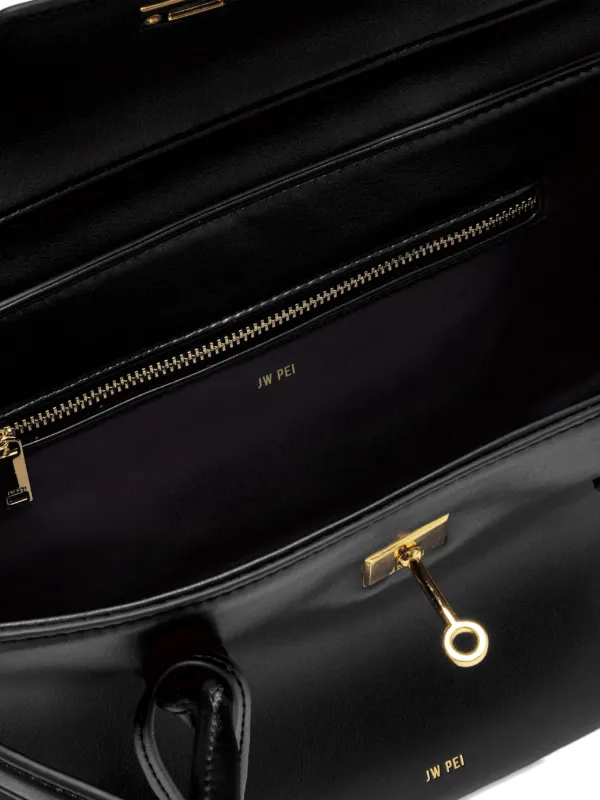 JW Pei top-handle Shoulder Bag | Black | FARFETCH SG