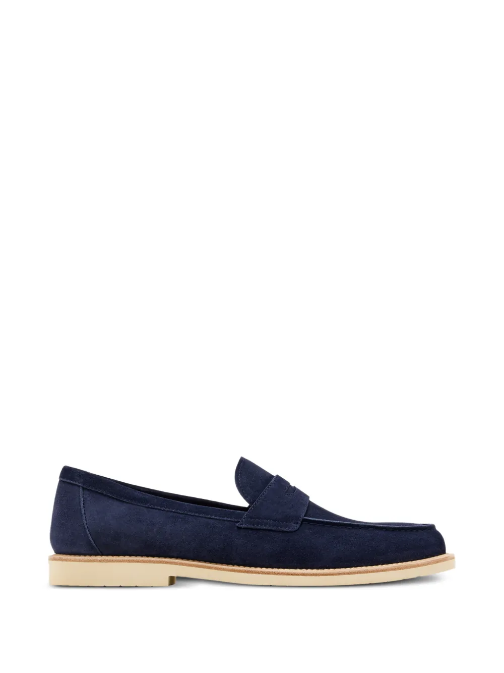 Brunello Cucinelli penny loafers - Blu