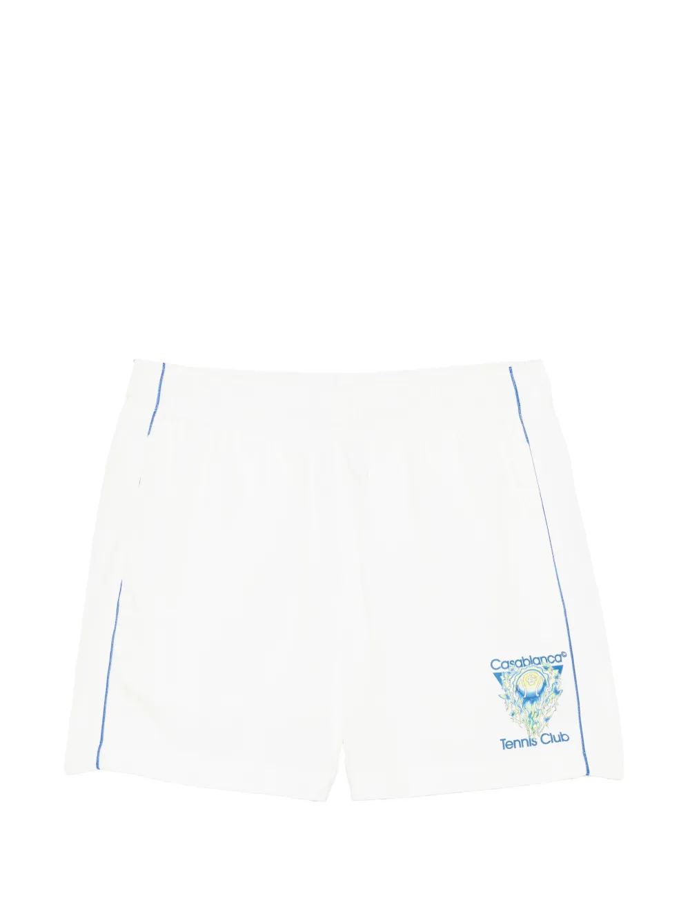 Casablanca logo-print shorts - Bianco