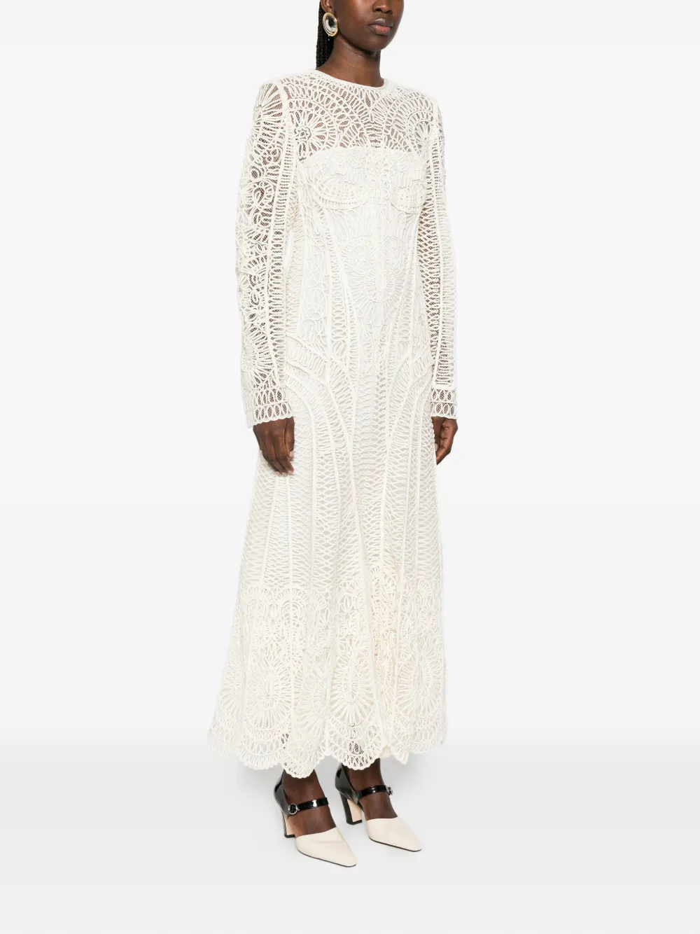  Simkhai Long-sleeve Maxi Dress - Neutrals 