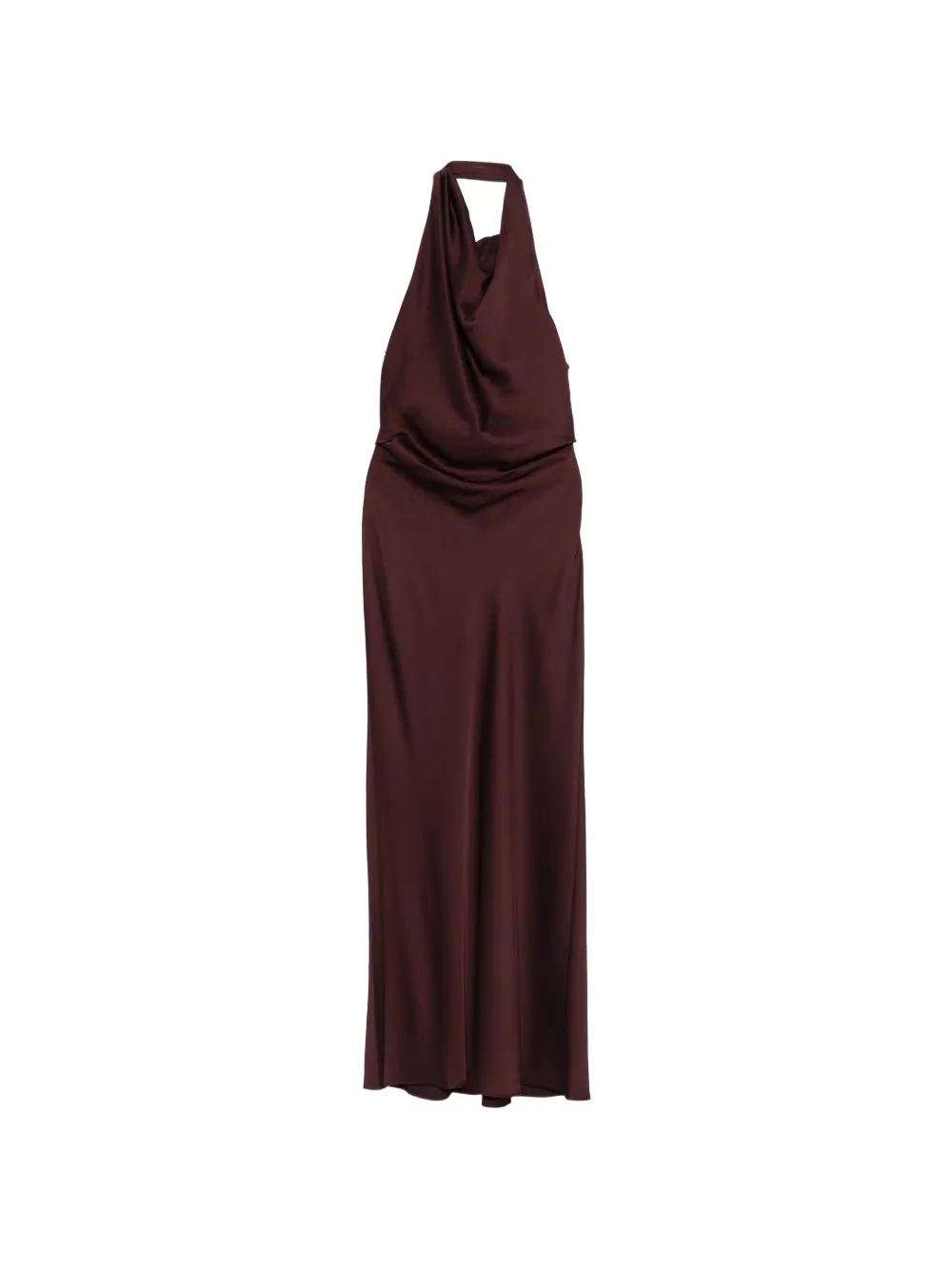 Simkhai halterneck maxi dress - Marrone