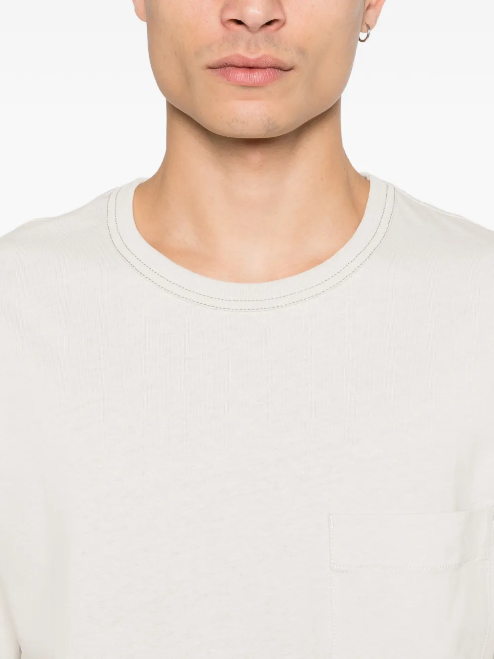 LEMAIRE T-shirt met zak Beige