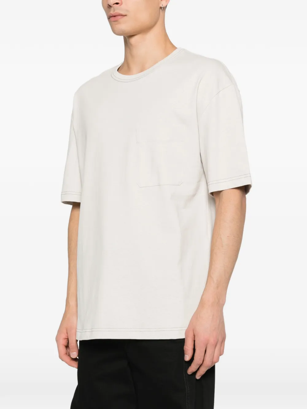  Lemaire Pocket T-shirt - Neutrals 