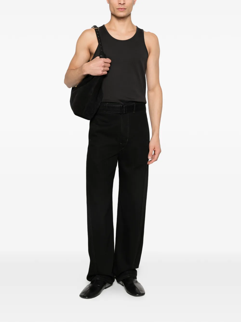 LEMAIRE round-neck tank top - Zwart