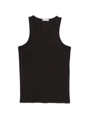 LEMAIRE タンクトップ　BLACK LEMAIRE suspenders-detail Seamless Tank Top | Black | FARFETCH