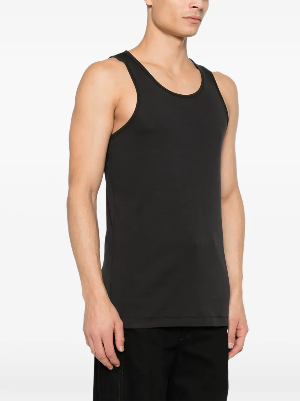 LEMAIRE Tanktop met ronde hals Zwart