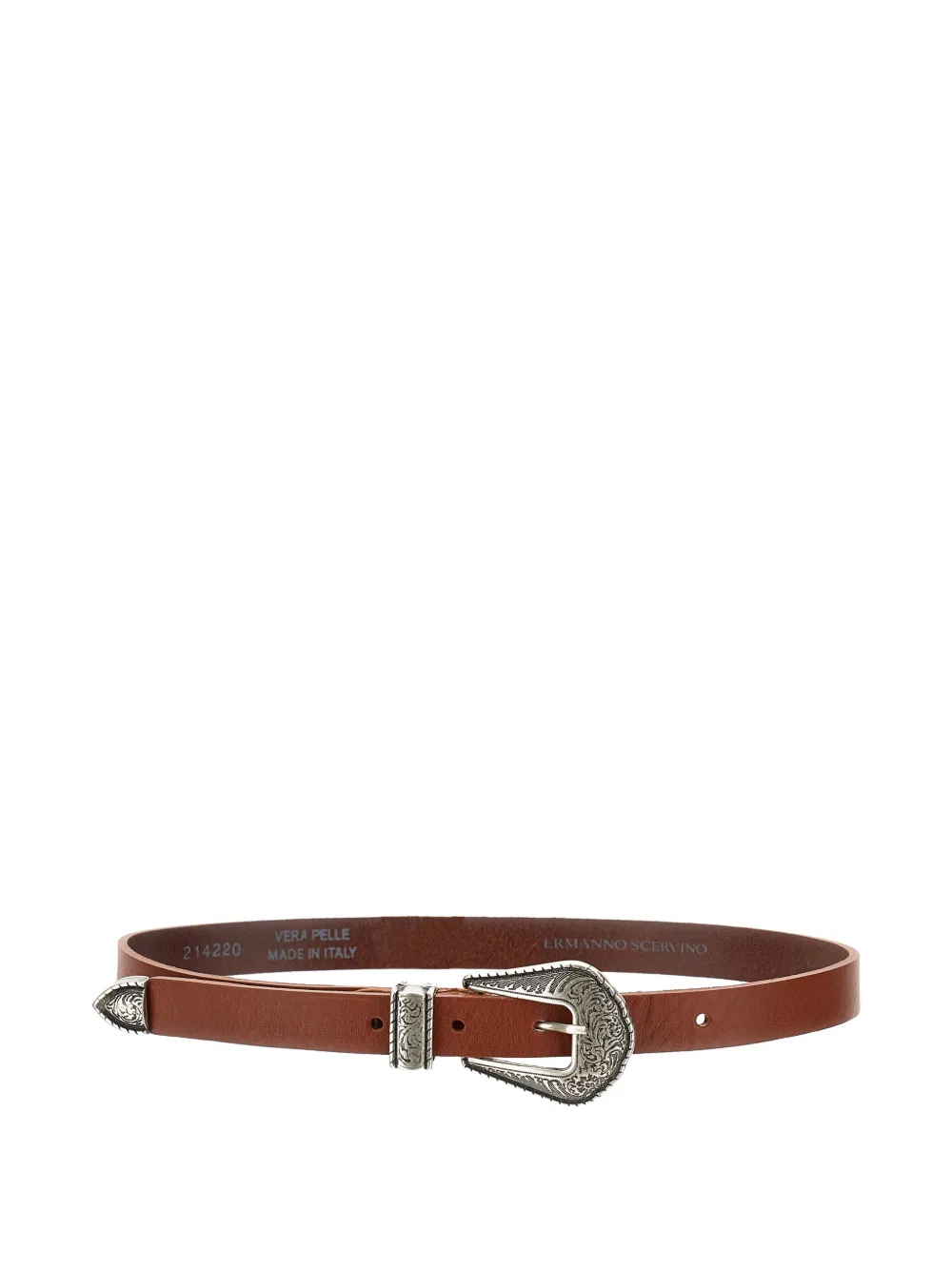 Ermanno Scervino Junior embellished buckle belt - Marrone