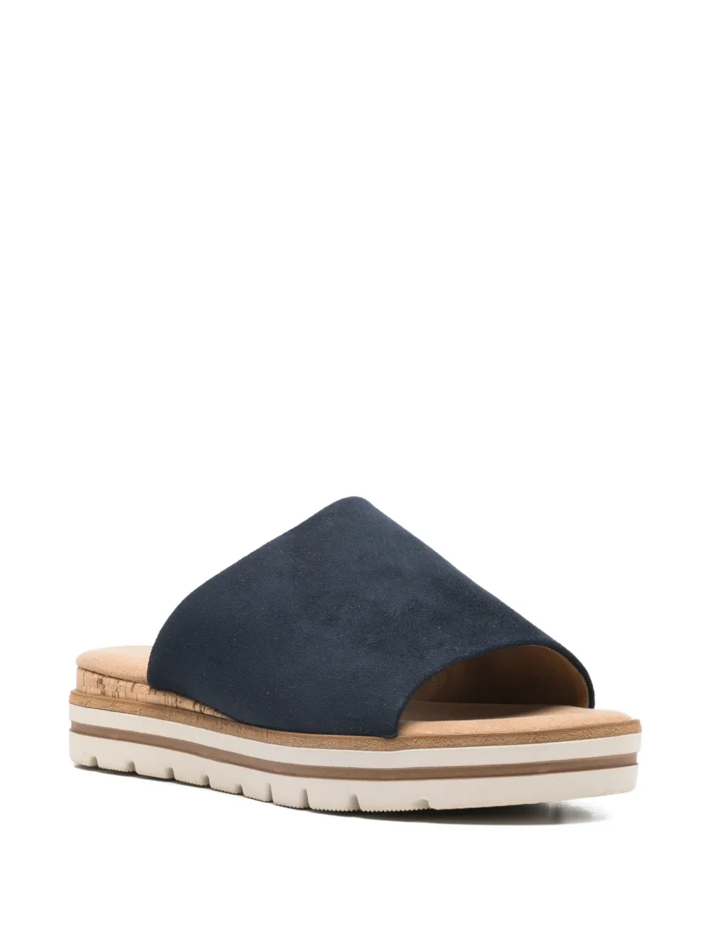 GABOR Muiltjes met plateauzool Blauw
