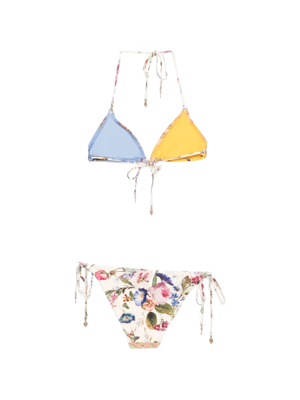 Zimmermann Spliced Print Bikini - Neutrals 