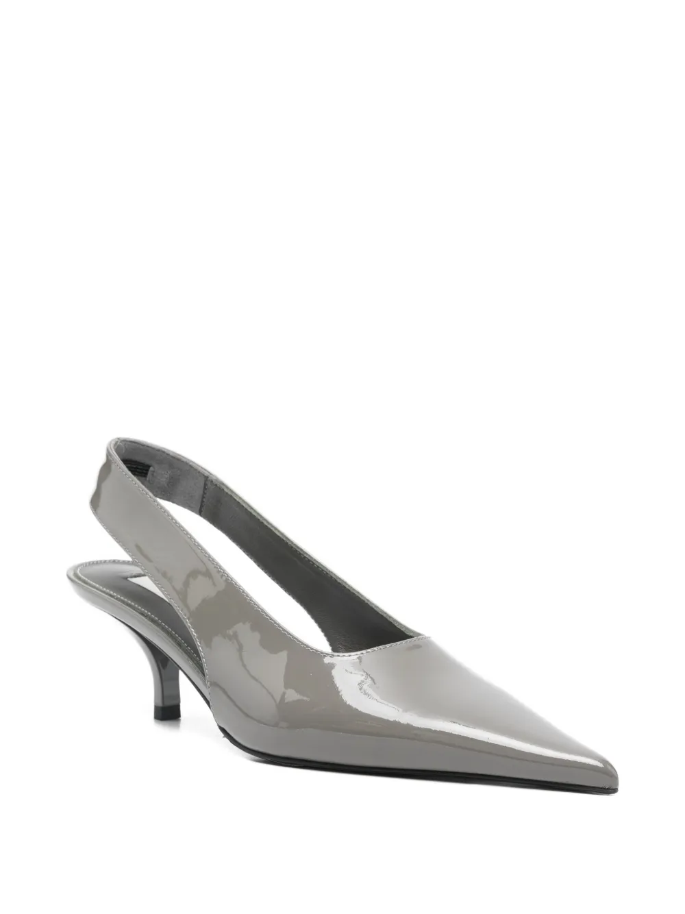 TOTEME Slingback pumps met puntige neus Grijs
