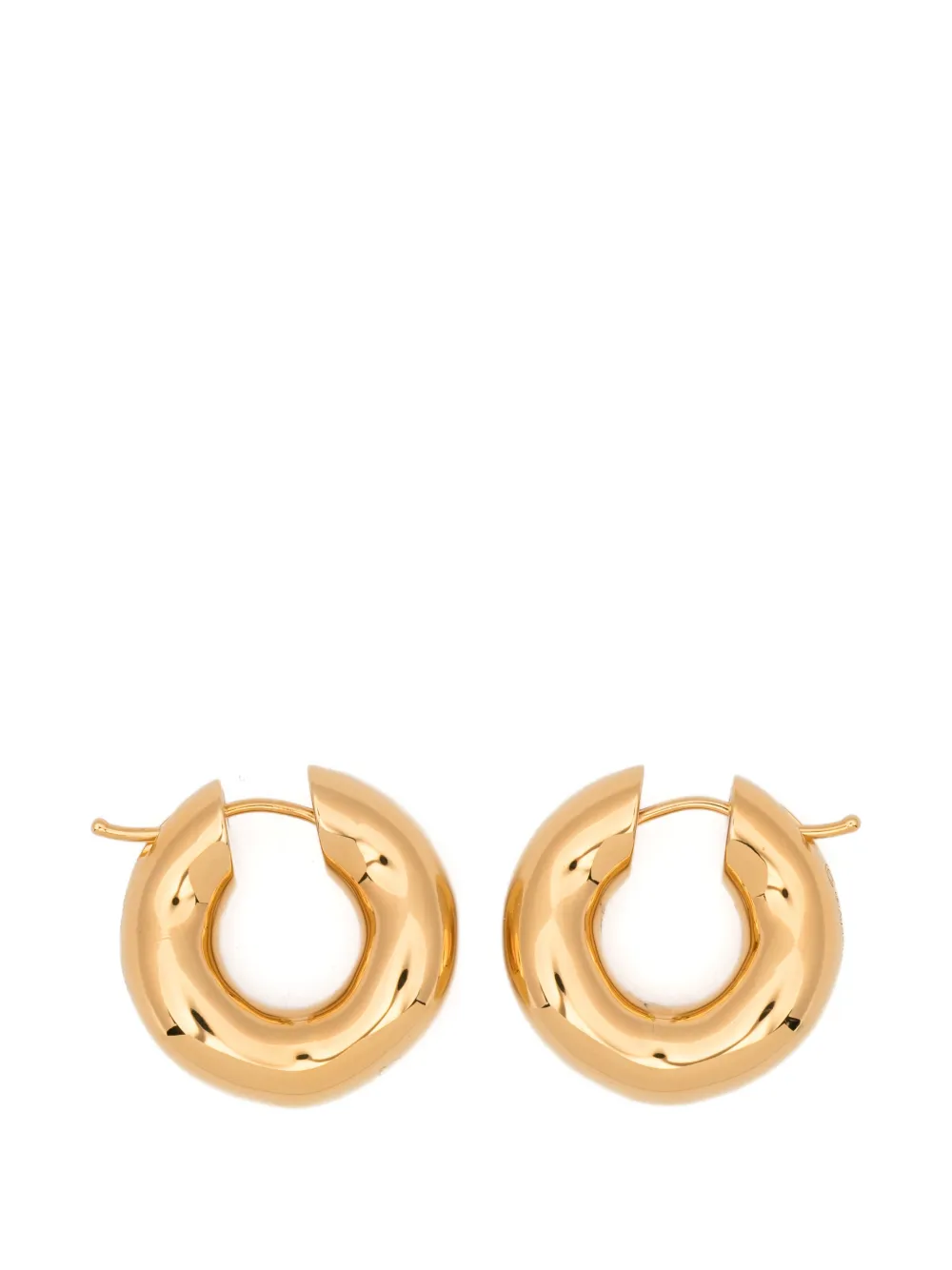 Charlotte Chesnais Wave Blow hoop earrings - Gold