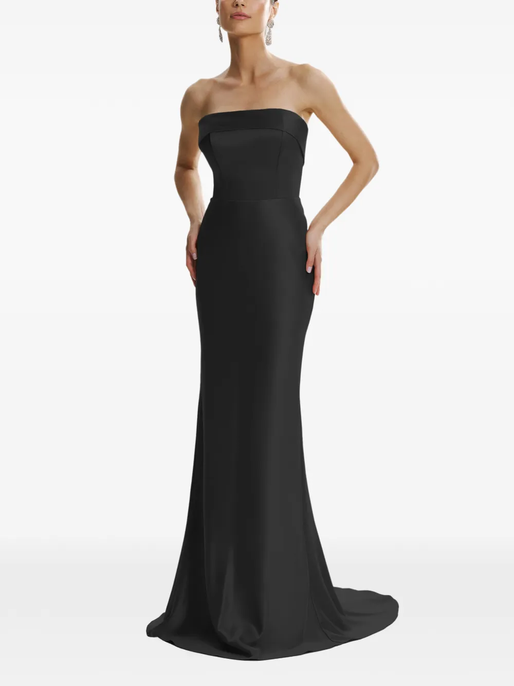 FRAMBOISE Dhara strapless maxi dress - Black