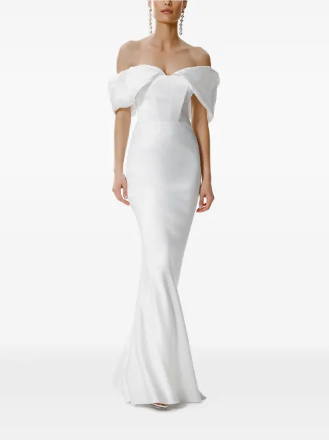 FRAMBOISE vestido largo de seda Kamari