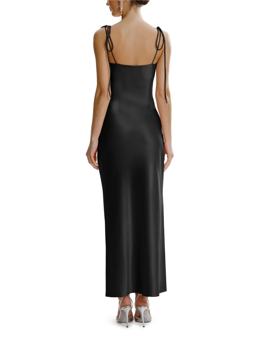 FRAMBOISE Darren sleeveless maxi dress - Zwart