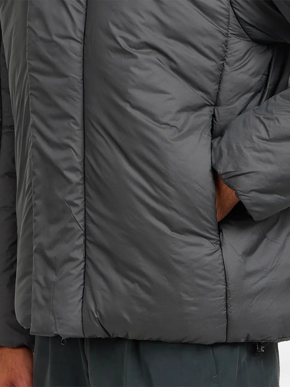  Goldwin Padded High-neck Jacket - Grey 