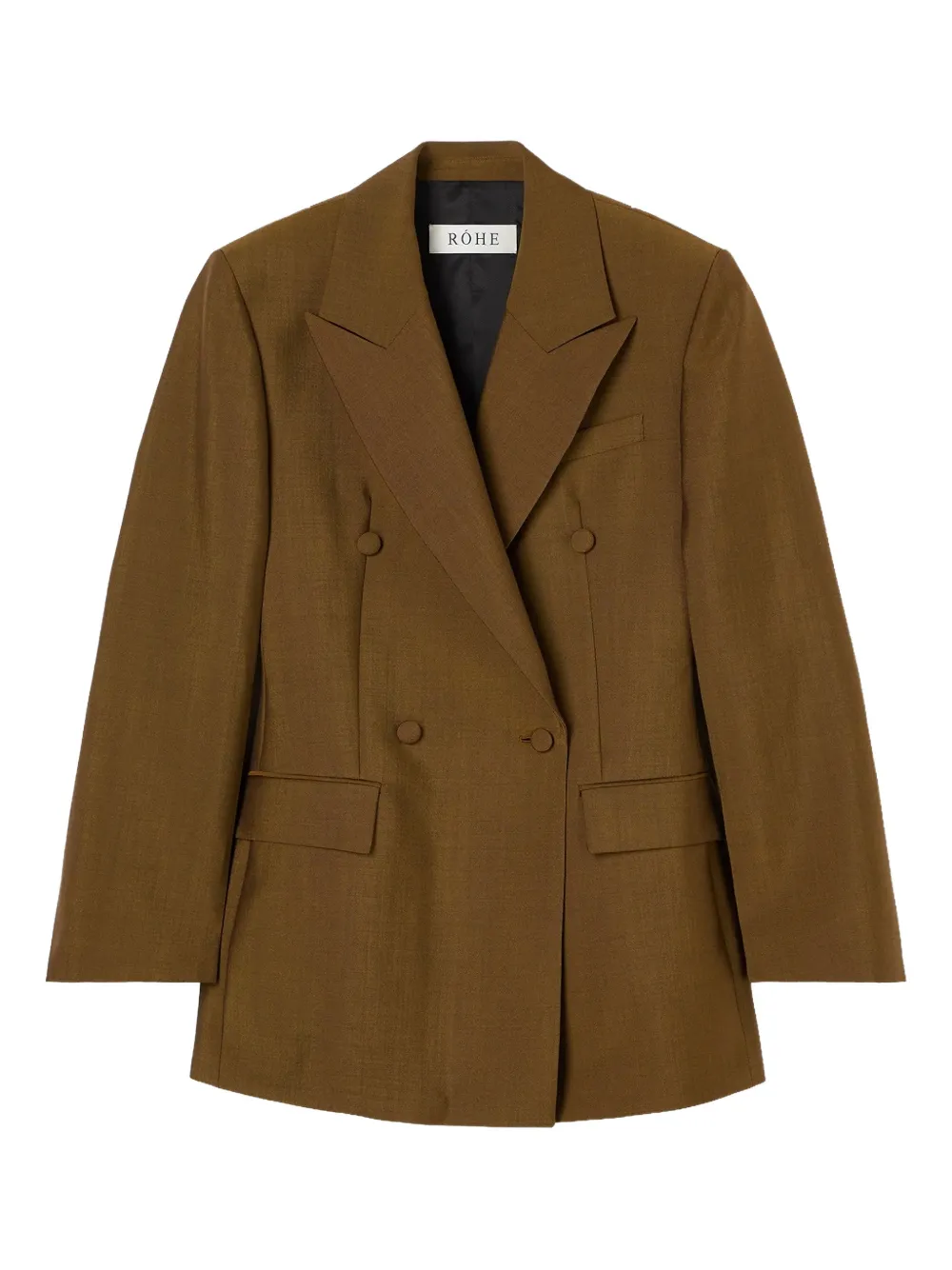 Róhe double-breasted blazer - Brown