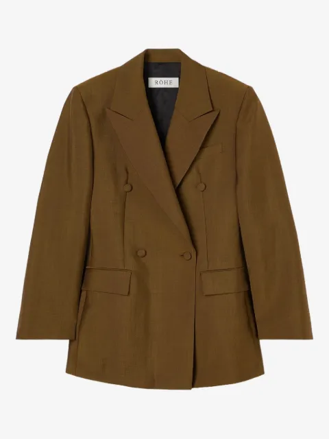 Róhe blazer con doble botonadura