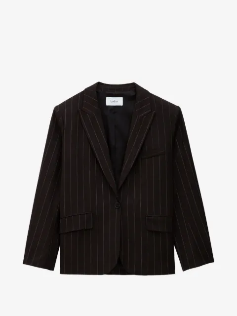 Ba&Sh Hocee pinstripe single-breasted blazer