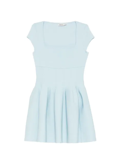 Simkhai square-neck flared mini dress