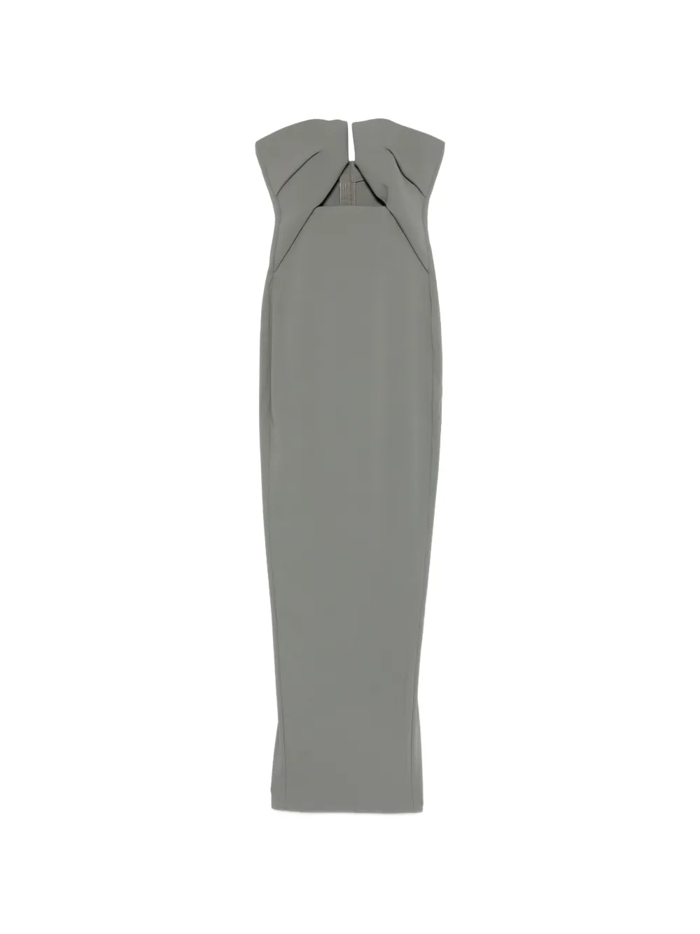 Rick Owens cutout maxi dress - Grigio