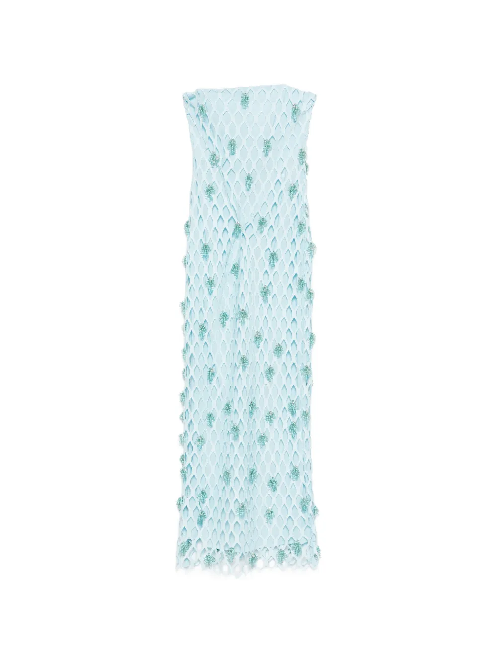 Simkhai beaded strapless maxi dress - Blu