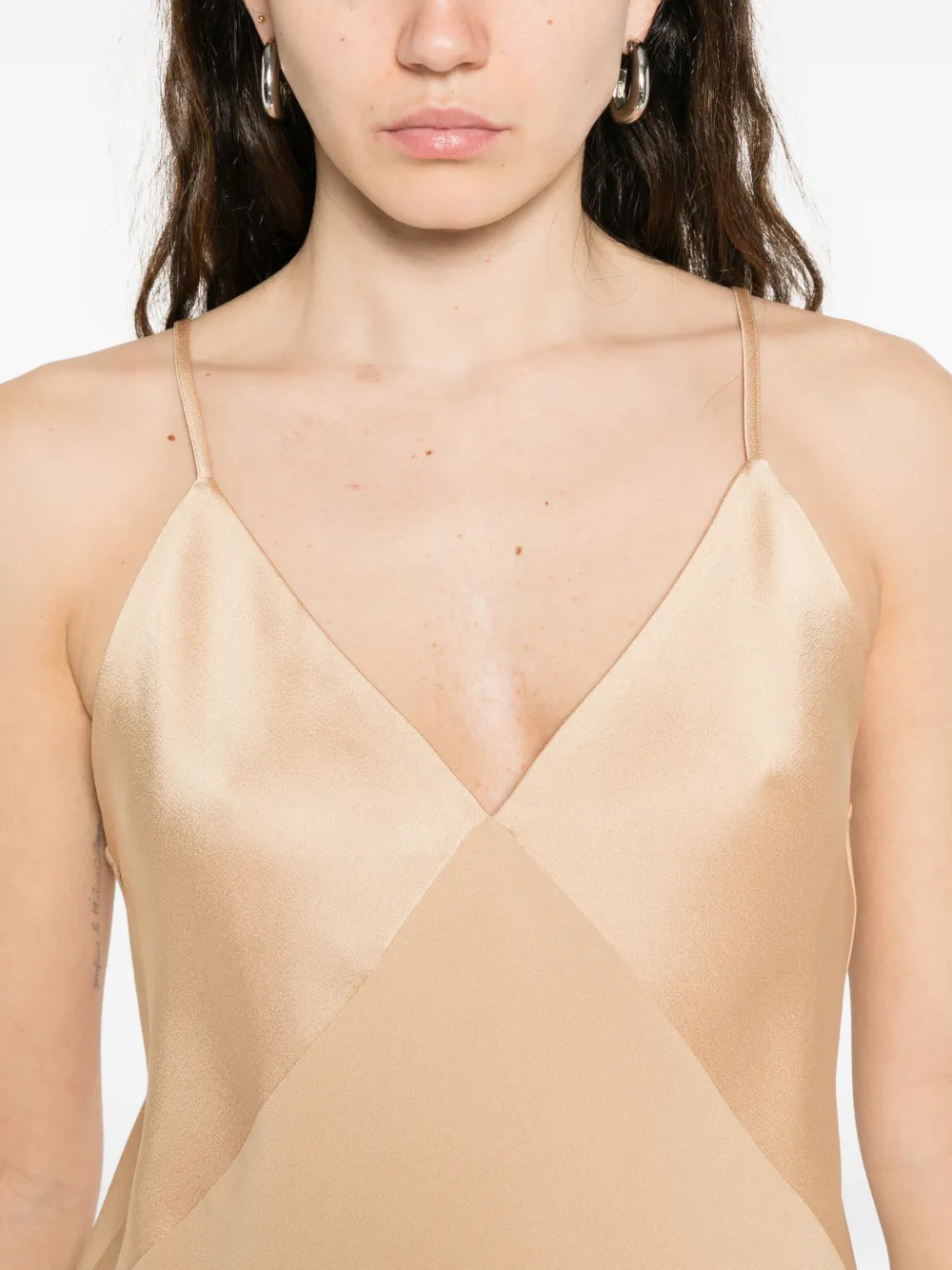 Forte Top met V-hals Beige