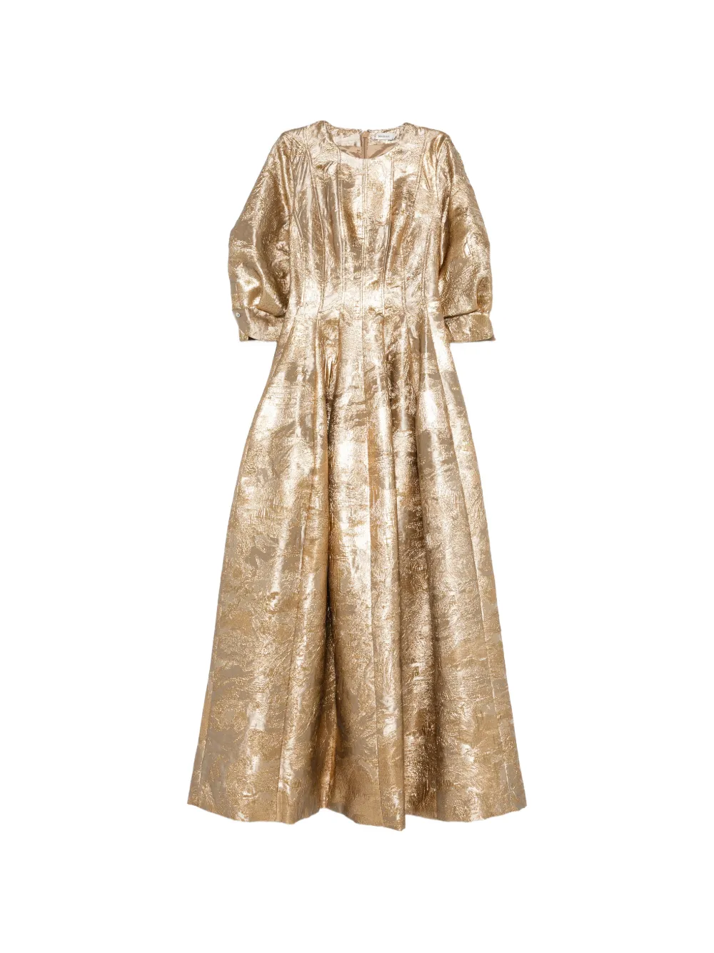 Simkhai metallic-jacquard maxi dress - Oro