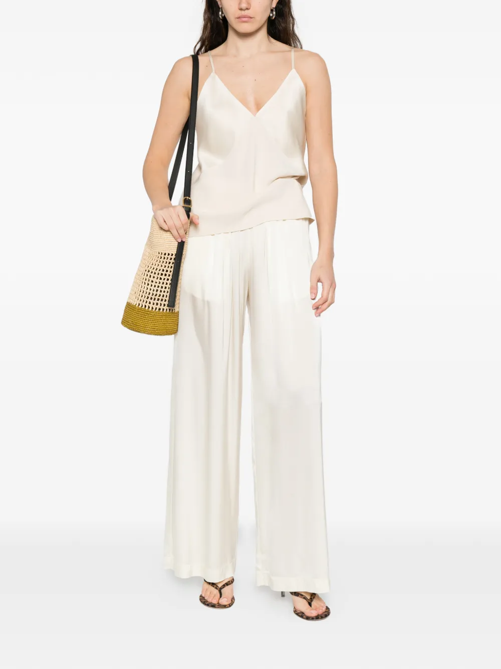 Forte Forte pleated trousers - Beige