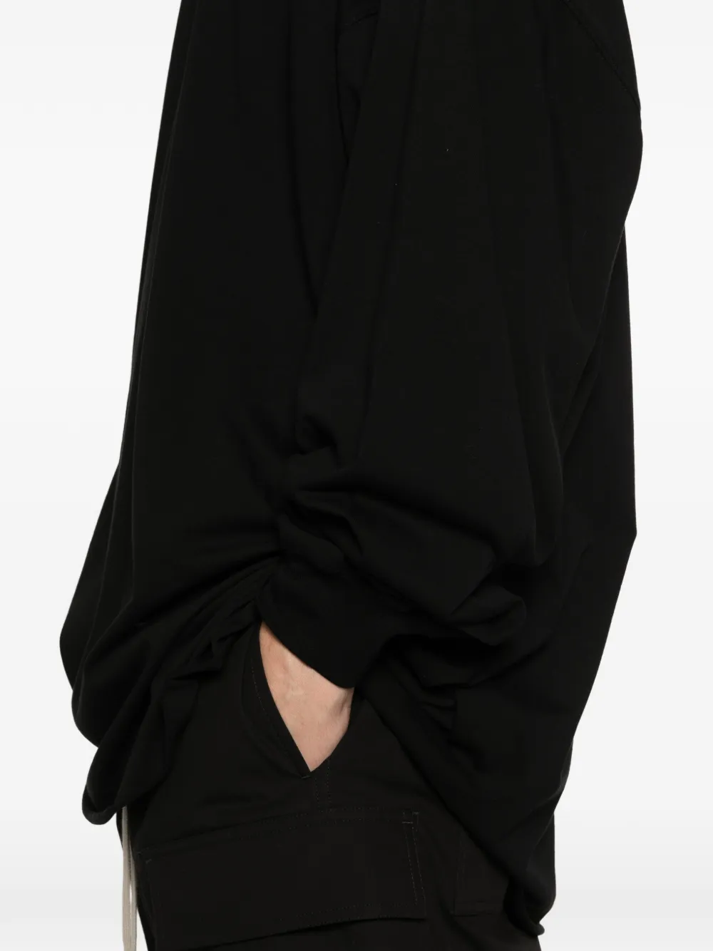 Rick Owens T-shirt met lange mouwen Zwart