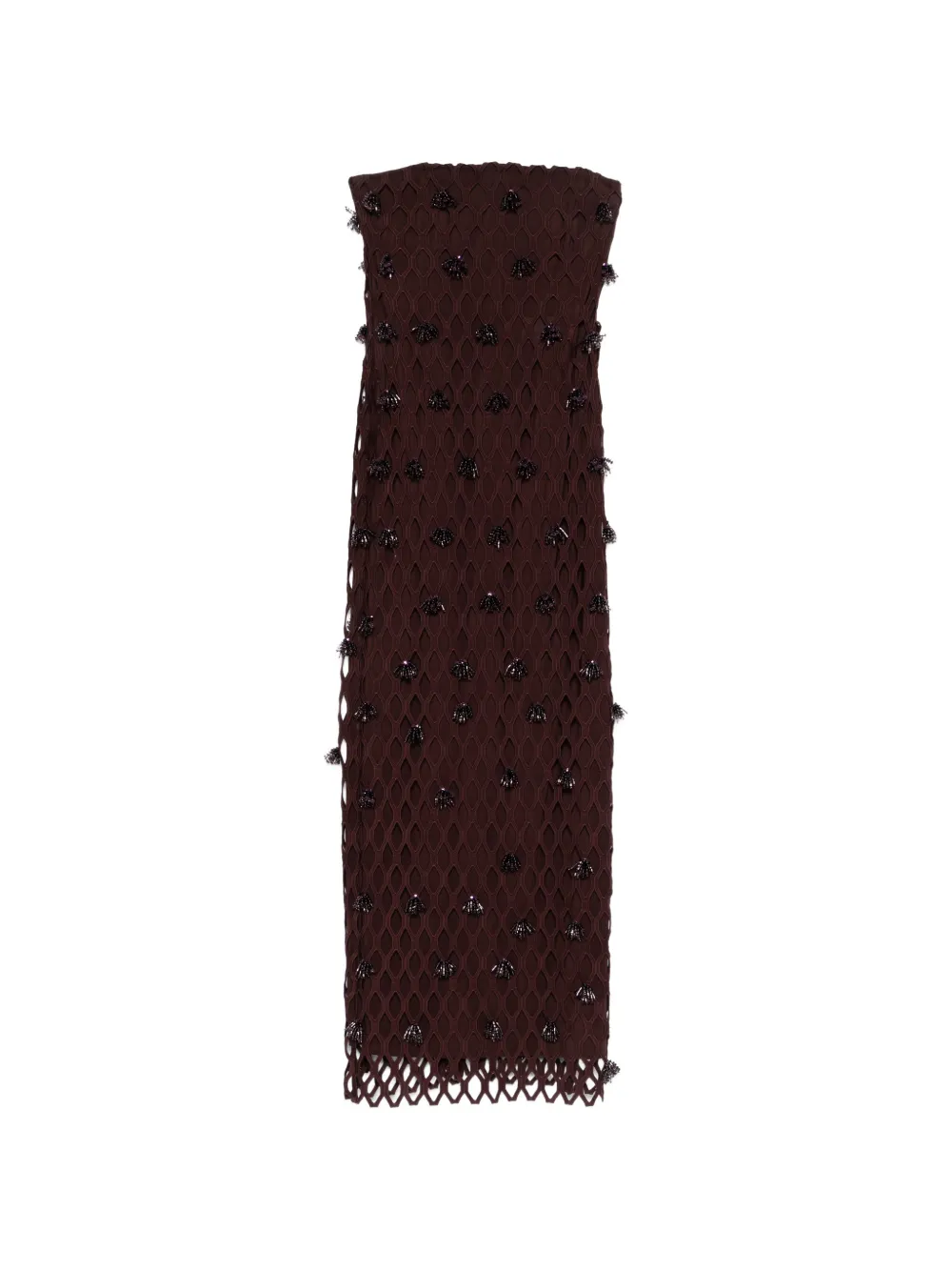 Simkhai beaded maxi dress - Marrone